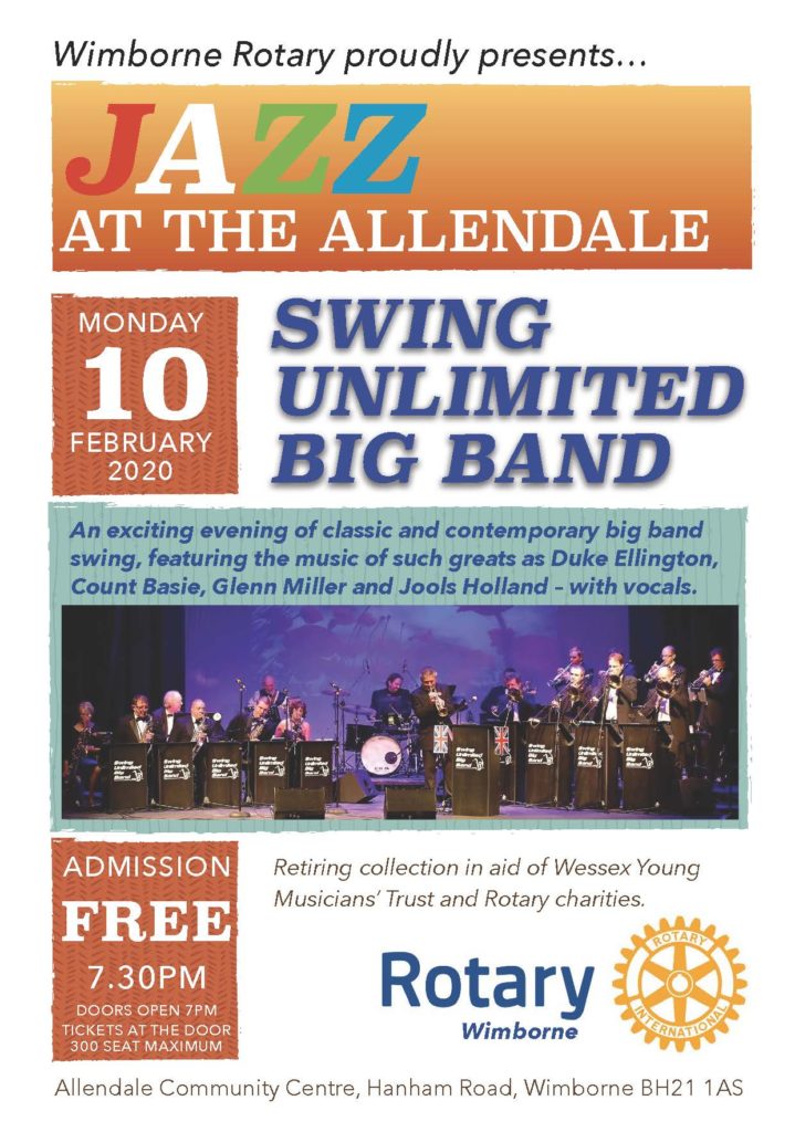 Wimborne Rotary Presents - SUBB at the Allendale